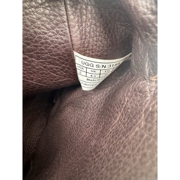 UGG CHANNING Women's NEW Boot Chocolate Brown US Size 6 Medium (3184) - Picture 8 of 9